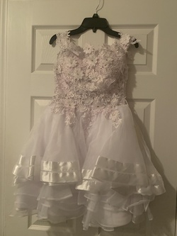 OkBridal White Size 0 Bachelorette Bridal Shower Short Height Cocktail Dress on Queenly