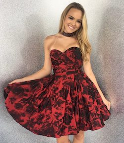 Sherri Hill Red Size 2 Nightclub Wedding Guest Cocktail Dress on Queenly