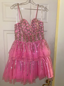 Sherri Hill Pink Size 6 Shiny Homecoming Cocktail Dress on Queenly