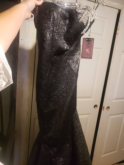 Mac Duggal Black Size 14 Pageant Mermaid Dress on Queenly