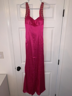 Jovani Pink Size 4 Jewelled Straight Dress on Queenly