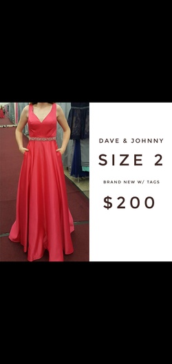 Dave and Johnny Red Size 2 Dave & Johnny Ball gown on Queenly