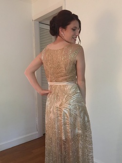 Gold Size 0 Mermaid Dress on Queenly