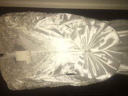 White Size 10 Straight Dress on Queenly