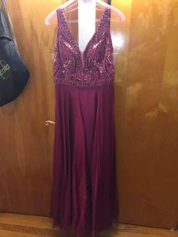 Sherri Hill Pink Size 6 Prom Plunge A-line Dress on Queenly