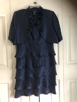 R & M Richards Blue Size 14 Party Cocktail Dress on Queenly