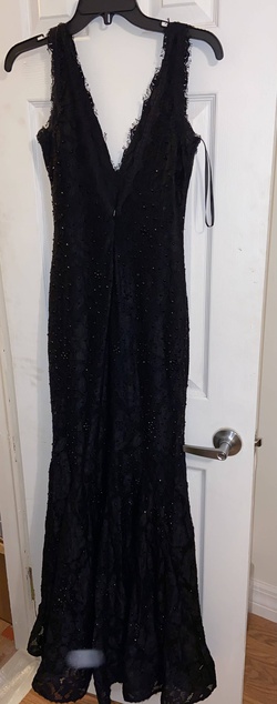 Betsy & Adam Black Size 4 Prom Betsy And Adam Mermaid Dress on Queenly