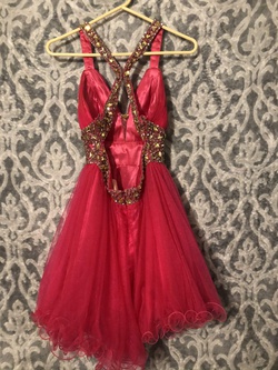 Lets Fashion Pink Size 4 Jewelled Homecoming Ball gown on Queenly