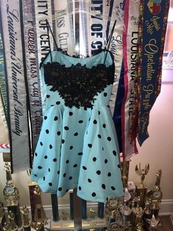 Sherri Hill Blue Size 0 Homecoming Short Height Cocktail Dress on Queenly