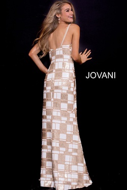 Jovani Gold Size 0 Prom Straight Dress on Queenly