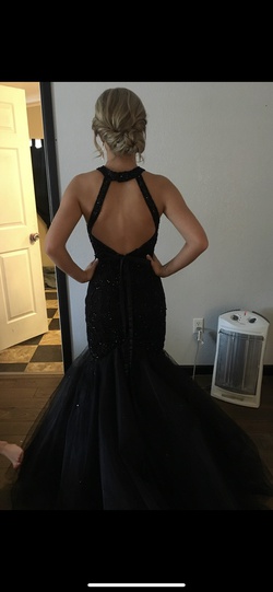 Black Size 00 Mermaid Dress on Queenly