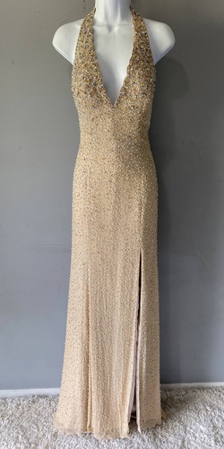 Prima Donna Nude Size 6 Train Side slit Dress on Queenly