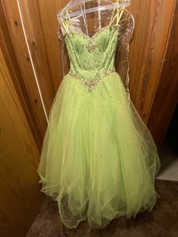 Paparazzi Green Size 8 Prom Ball gown on Queenly