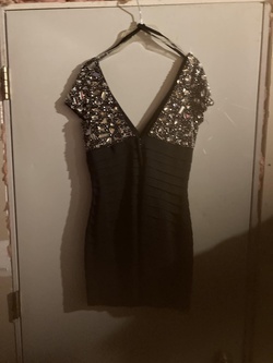 Sherri Hill Black Size 8 Homecoming Beaded Top Cocktail Dress on Queenly