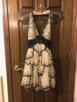 Sherri Hill Nude Size 6 Summer Cocktail Dress on Queenly