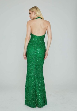Style 353 Aleta Green Size 6 Tall Height Prom Straight Dress on Queenly