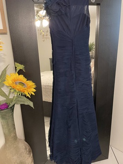 Jovani Blue Size 4 Jovanni Tall Height A-line Dress on Queenly