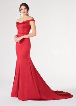 Style CL19876 COLETTE Red Size 2 Prom Mermaid Dress on Queenly