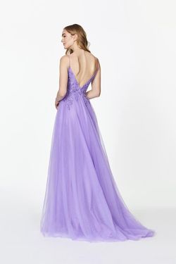 Style 20075 Angela and Alison Purple Size 12 Floor Length Angela & Alison A-line Dress on Queenly