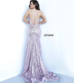 Style 4132 Jovani Light Pink Size 0 Prom Floor Length Straight Dress on Queenly