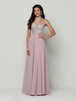 Style 32879 Zoey Grey Purple Size 6 Strapless Floor Length Tall Height A-line Dress on Queenly