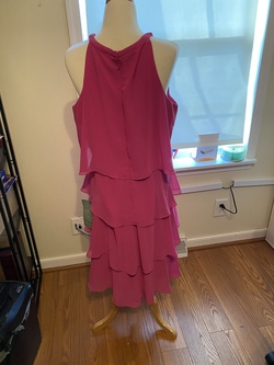 S.l.fashion Pink Size 14 Plus Size Straight Dress on Queenly
