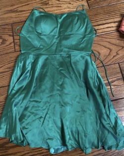 Sherri Hill Green Size 8 Interview Cocktail Dress on Queenly
