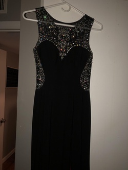 Betsy & Adam Black Size 2 Homecoming Mermaid Dress on Queenly