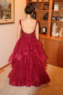 Ellie Wilde Red Size 8 Ball gown on Queenly