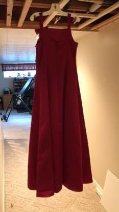 David's Bridal Red Size 00 Graduation Wedding Guest Straight Dress on Queenly