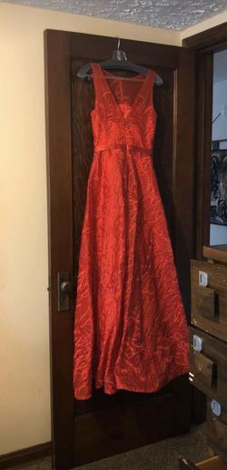 Clarisse Red Size 2 Prom Straight Dress on Queenly