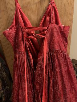 Lilians Red Size 24 Shiny Corset Ball gown on Queenly