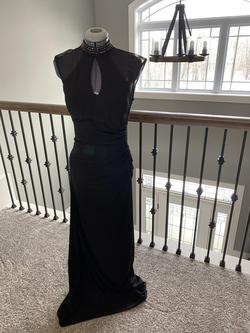 B & A by Beaty and Adam Black Size 6 Jersey Straight Dress on Queenly