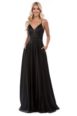Style 1518 Nina Canacci Black Size 6 Tall Height Corset Prom Straight Dress on Queenly