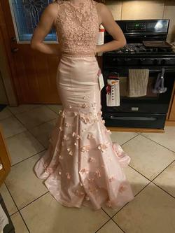 Mori Lee Pink Size 0 Prom Mermaid Dress on Queenly