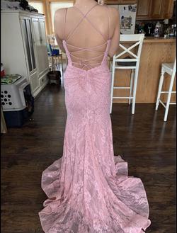 Style 53364 Sherri Hill Pink Size 8 Corset Mermaid Dress on Queenly