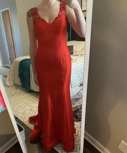 Xcite Prom Red Size 6 Prom Mermaid Dress on Queenly