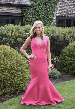 Sherri Hill Hot Pink Size 6 Mermaid Dress on Queenly