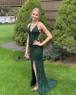 Scala Green Size 00 Prom Straight Dress on Queenly