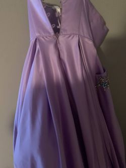 Tiffany Designs Purple Size 0 Strapless Prom Ball gown on Queenly