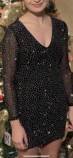 Windsor Black Size 6 Sorority Formal Holiday Cocktail Dress on Queenly