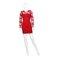Chaluisant Red Size 6 50 Off Wedding Guest Holiday Cocktail Dress on Queenly