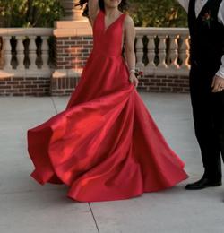 Sherri Hill Red Size 0 Prom Ball gown on Queenly