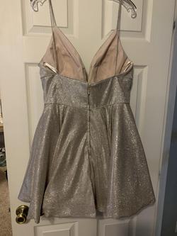 Sherri Hill Gold Size 14 Holiday Cocktail Dress on Queenly