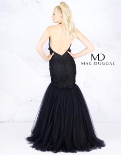 Style 66489 Mac Duggal Black Size 0 Tall Height Prom Mermaid Dress on Queenly