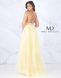 Style 66859 Mac Duggal Yellow Size 2 Prom $300 A-line Dress on Queenly