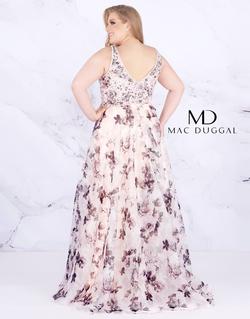 Style 77542 Mac Duggal Pink Size 14 Tall Height Train Prom A-line Dress on Queenly