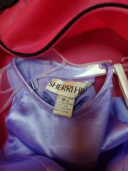 Sherri Hill Purple Size 0 Prom Side slit Dress on Queenly