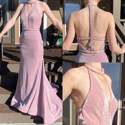 Rachel Allan Pink Size 4 Custom 70 Off Prom Straight Dress on Queenly