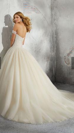 MoriLee White Size 14 Mori Lee Wedding Ball gown on Queenly